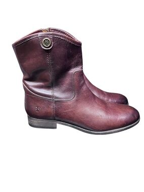 Redwood Frye Melissa Button Short Boots size 10B